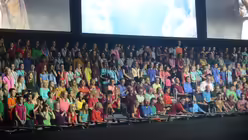 Kinderch&ouml;re aus D&uuml;sseldorf singen Ausz&uuml;ge aus Musicals / &copy; Beatrice Tomasetti  (DR)