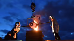 Domplatz in Erfurt (Kirchentage auf dem Weg) / © Martin Schutt (dpa)