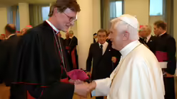 Mit Papst Benedikt XVI. (KNA)