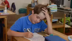 Kurz vor den Ferien sind noch einmal Flei&szlig; und Disziplin gefordert / &copy; Beatrice Tomasetti (DR)