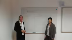 Lehrerinnen Müller-Huntemann und Döppers / © Witte (DR)