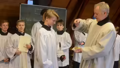 Maximilian Faber geh&ouml;rt zu den 22 Knaben des Domchores, die seit drei Jahren im A-Chor singen. / &copy; Beatrice Tomasetti (DR)