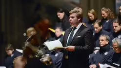 Maximilian Fieth, gro&szlig; geworden in der Domkantorei, &uuml;bernimmt beim "Paulus" die Tenorpartie. / &copy; Beatrice Tomasetti (DR)