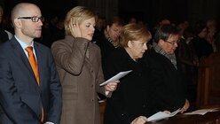 Peter Tauber, Julia Klöckner, Angela Merkel, Armin Laschet / © Boecker
