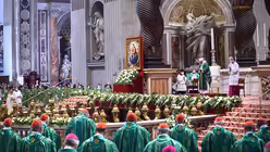 Messe mit Papst Franziskus / © Stefano Spaziani/Romano Siciliani (KNA)