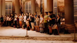 Ministranten aus dem Erzbistum Köln bei ihrer Rom-Wallfahrt / © Luis Rüsing