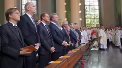 Amtseinf&uuml;hrung des neuen Erzbischofs von Berlin in der St. Hedwigs-Kathedrale Berlin / &copy; Wolfgang Kumm (dpa)