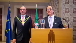 OB Lew und MP Laschet (dpa)