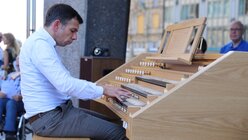 Orgelspiel am Dom mit Ansgar Wallenhorst / © Lea Brüggemann (DR)
