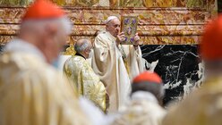 Ostermesse mit Papst Franziskus / © Vatican Media/Romano Siciliani/ (KNA)