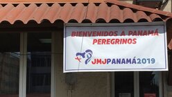 Panameños heißen die Pilger aus aller Welt zum Weltjugendtag willkommen / © Katharina Geiger (DR)