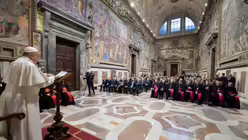 Papst er&ouml;ffnet vatikanisches Justizjahr am 15. Februar 2020 im Vatikan / &copy; Vatican Media (KNA)