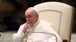 Papst Franziskus w&auml;hrend der Generalaudienz  / &copy; Grzegorz Galazka (dpa)