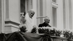 Papst Johannes Paul II. und Joseph Ratzinger (KNA)