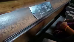 Eine Silberplakette erinnert daran / © Veronika Seidel Cardoso (DR)