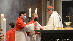 Pontifikalamt mit Kardinal Woelki zum Abschluss der Dreikönigswallfahrt / © Beatrice Tomasetti (DR)