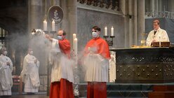 Pontifikalamt mit Kardinal Woelki zum Abschluss der Dreikönigswallfahrt / © Beatrice Tomasetti (DR)