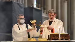 Pontifikalamt mit Kardinal Woelki zum Abschluss der Dreik&ouml;nigswallfahrt / &copy; Beatrice Tomasetti (DR)