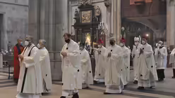 Pontifikalamt mit Kardinal Woelki zum Abschluss der Dreik&ouml;nigswallfahrt / &copy; Beatrice Tomasetti (DR)