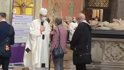 Pontifikalamt mit Kardinal Woelki zum Abschluss der Dreik&ouml;nigswallfahrt / &copy; Beatrice Tomasetti (DR)