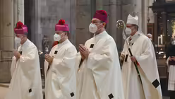 Pontifikalamt mit Kardinal Woelki zum Abschluss der Dreik&ouml;nigswallfahrt / &copy; Beatrice Tomasetti (DR)