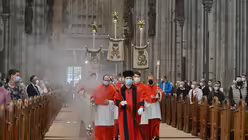 Pontifikalamt mit Kardinal Woelki zum Abschluss der Dreik&ouml;nigswallfahrt / &copy; Beatrice Tomasetti (DR)