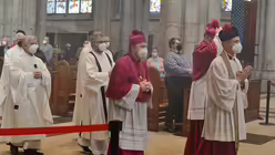 Pontifikalamt mit Kardinal Woelki zum Abschluss der Dreik&ouml;nigswallfahrt / &copy; Beatrice Tomasetti (DR)