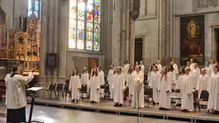 Pontifikalamt mit Kardinal Woelki zum Abschluss der Dreik&ouml;nigswallfahrt / &copy; Beatrice Tomasetti (DR)