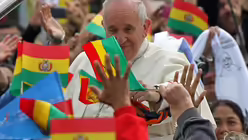 Franziskus in Bolivien (dpa)