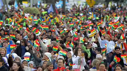 Franziskus in Bolivien (dpa)