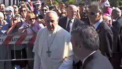 Franziskus in Kalbarien (dpa)