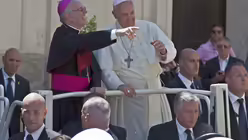 Franziskus in Kalbarien (dpa)