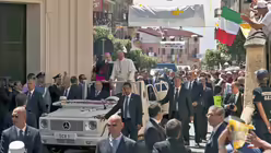 Franziskus in Kalbarien (dpa)