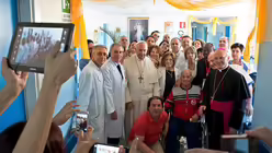 Franziskus in Kalbarien (dpa)