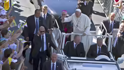 Franziskus in Kalbarien (dpa)