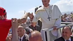 Franziskus in Kalbarien (dpa)