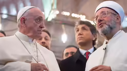 Treffen mit Mufti Rahmi Yaran  (dpa)