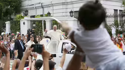 Franziskus auf den Philippinen (dpa)