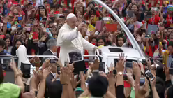 Papst-Messe in Manila (dpa)