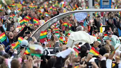 Franziskus in Bolivien (dpa)