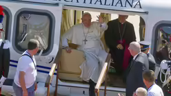 Franziskus in Kalbarien (dpa)