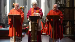 Pr&auml;lat Assenmacher als Christus w&auml;hrend der Markus-Passion / &copy; Beatrice Tomasetti (DR)