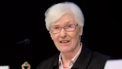 Pr&auml;ses der EKD-Synode Irmgard Schwaetzer / &copy; Norbert Neetz (epd)