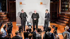 Pressestatement Bischofskonferenz / &copy; Julia Steinbrecht (KNA)