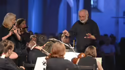 Musiker des C&ouml;lner Barockorchesters spielen auf Instrumenten aus der Barockzeit / &copy; Beatrice Tomasetti (DR)