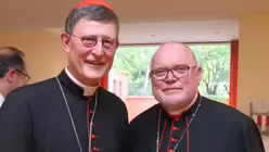 Kardin&auml;le Woelki und Marx (KNA)