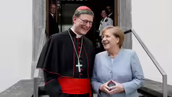 M&ouml;gen sich: Kanzlerin und Kardinal / &copy; Boecker (Erzbistum K&ouml;ln)