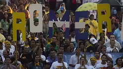 Lichterprozession für Oscar Romero vor der Seligsprechung (dpa)