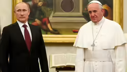 Papst Franziskus und Präsident Putin (dpa)
