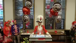 Auch hier mussten wir zwei Mal hinsehen. Oberbürgermeisterin Reker im Rathaus. / © Sebastian Witte (DR)